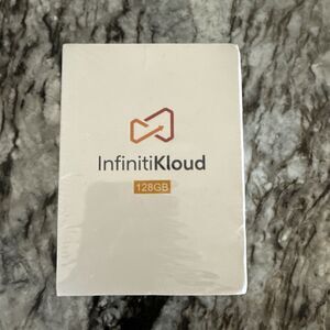 InfinitiKloud 128GB Storage for Mac/PC/Android 7.0 & Up One Click Backup
